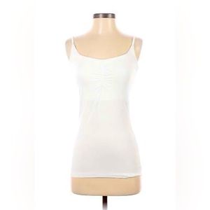 NWT Seraphine White Ruched Maternity Tank Size M